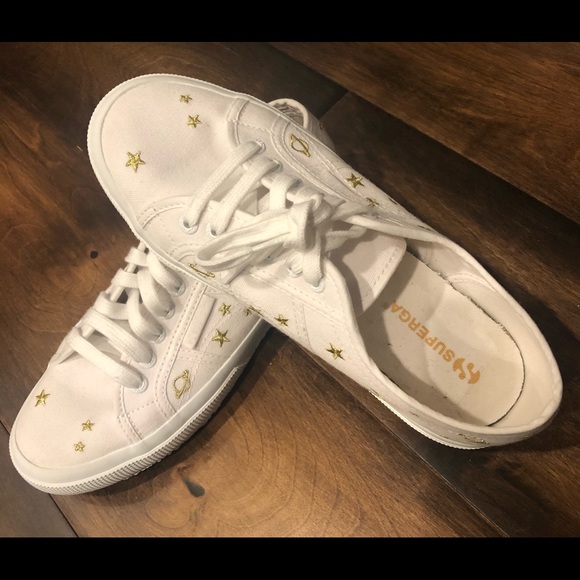 SUPERGA 2750 EMBCOTTON Sneaker in Stars ✨ NWOT - Picture 11 of 16